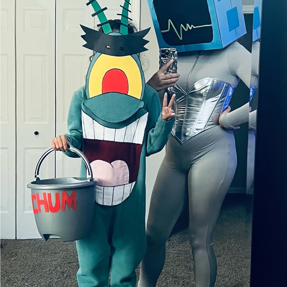 Kids Plankton Costume - Green